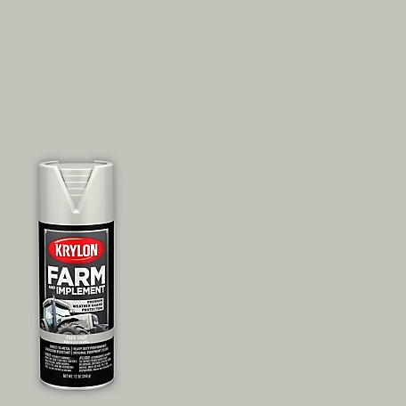 Krylon 12 oz. Farm & Implement Spray Paint, High Gloss, Ford Gray