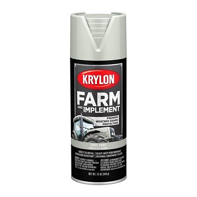 Image showing  12 oz. Ford Gray Farm & Implement Spray Paint, High Gloss