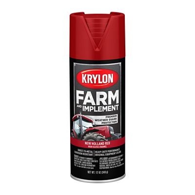 Image showing  12 oz. New Holland Red Farm & Implement Spray Paint, High Gloss