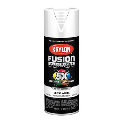 Image showing 8 th Krylon 12 oz. Fusion All-In-One Spray Paint, Gloss