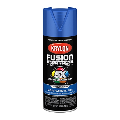 Krylon Fusion All-In-One Gloss Patriotic Blue Paint+Primer Spray