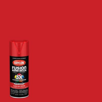 Krylon 12 oz. Red Pepper Fusion All-In-One Spray Paint, Gloss