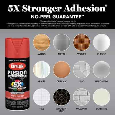Image showing  12 oz. Red Pepper Fusion All-In-One Spray Paint, Gloss