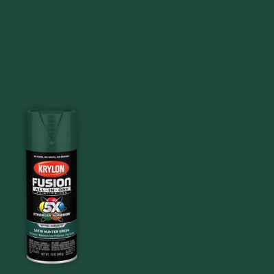 Krylon 12 oz. Hunter Green Fusion All-In-One Spray Paint, Satin