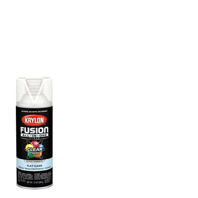 Krylon 12 oz. Fusion All-In-One Spray Paint, Flat, Clear