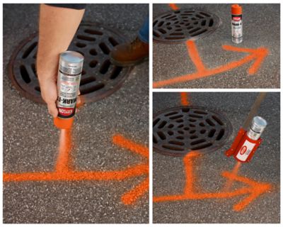 Image showing  15 oz. Mark-It Solvent-Based Inverted Marking Paint, Flat