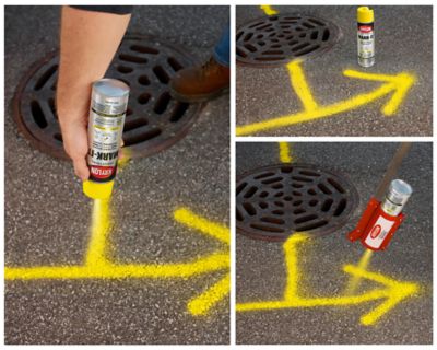 Image showing  15 oz. Mark-It Solvent-Based Inverted Marking Paint, Flat