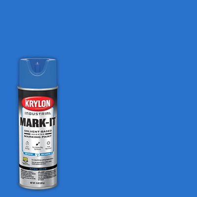 Krylon Industrial 15 oz. Mark-It Solvent-Based Inverted Marking Paint, Flat, 15 oz.