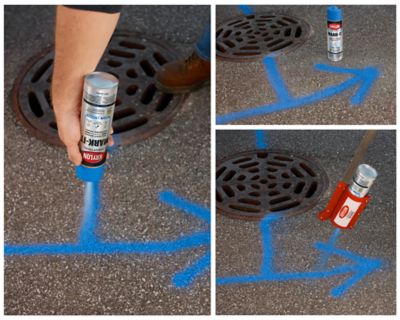 Image showing  15 oz. Mark-It Solvent-Based Inverted Marking Paint, Flat