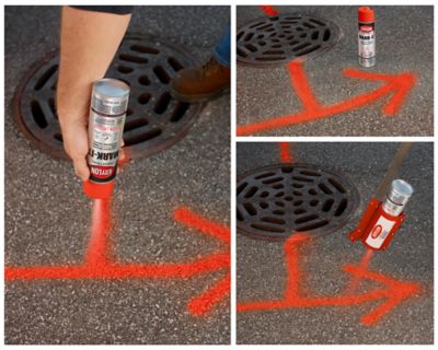 Image showing  15 oz. Mark-It Solvent-Based Inverted Marking Paint, Flat