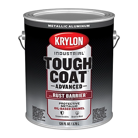 Krylon Industrial Tough Coat Advanced Brush-On, Aluminum, 1 Gallon