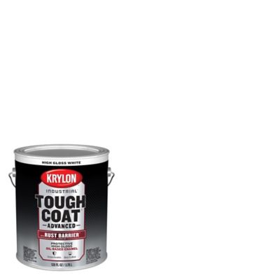 Krylon Industrial 1 gal. Tough Coat Advanced Brush-On Paint, Gloss, White