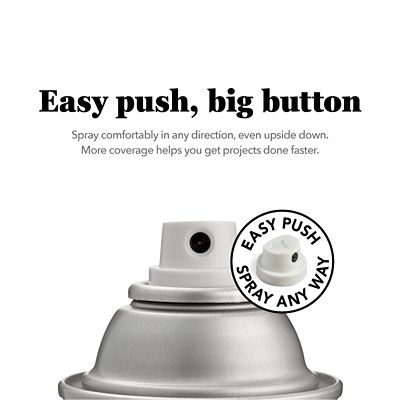 Image showing 6 th Krylon Industrial 15 oz. Tough Coat Advanced Spray Paint with Rust Barrier Technology, Flat