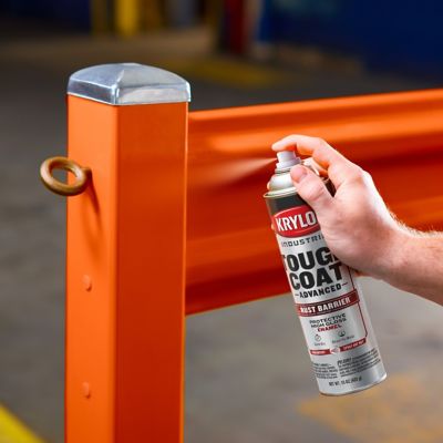 Image showing  15 oz. Safety Orange Tough Coat Advanced Spray Paint with Rust Barrier Technology, High Gloss