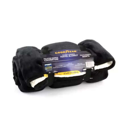 Goodyear Reversible Travel Blanket Roadside Emergency Supplies