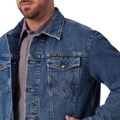 Image showing  Men's Cowboy Cut Unlined Denim Jacket