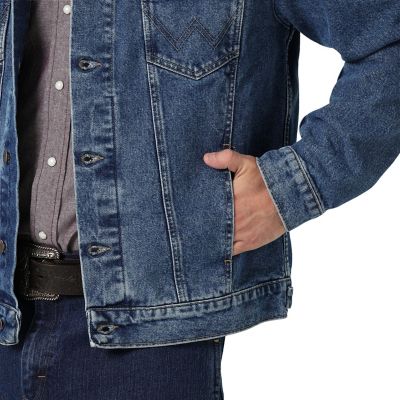 Image showing  Men's Cowboy Cut Unlined Denim Jacket
