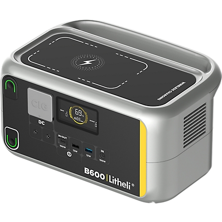 Litheli B600 Portable Power Station, 600W 594Wh