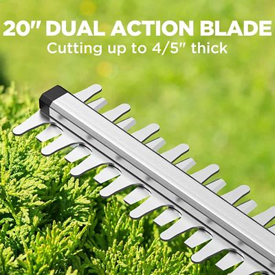 Image showing  20 in. U20 20V Cordless Hedge Trimmer, Battery and Charger Included