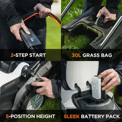 Image showing  13 in. 20V Cordless Push Lawn Mower