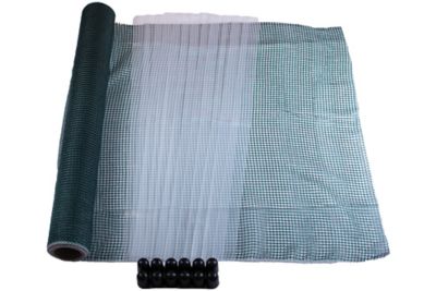 Image showing  50 ft. x 4 ft. Pocket Net Fence, Green