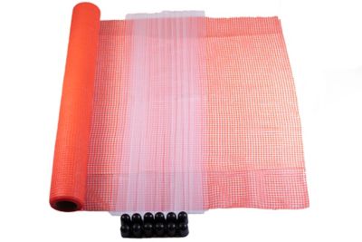 Image showing  100 ft. x 4 ft. Pocket Net Fence, Orange