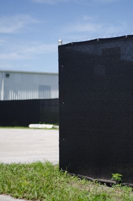 Image showing  50 ft. x 92 in. Privacy Screen, Black