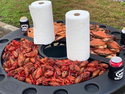 Image showing  Seafood Table with Adjustable Legs