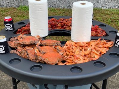 Image showing  Seafood Table with Adjustable Legs