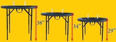 Image showing  Seafood Table with Adjustable Legs