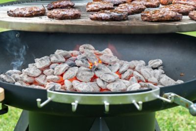 Image showing 6 th Mr. Outdoors Cookout Open Fire Charcoal Kettle Grill, 484 sq. in., Green