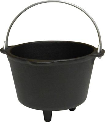 King Kooker Small Cast Iron Pot with Feet