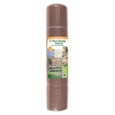 EZ Products 6 ft. x 50 ft. Sun Shade Fabric, Saddle Tan