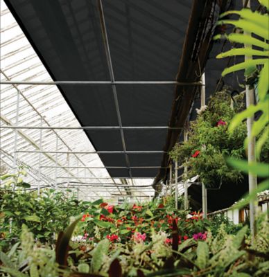 Image showing 5 th EZ Products Sun Shade Fabric, 6 X 20 ft., Black