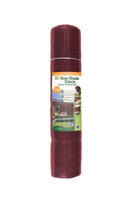 EZ Products Sun Shade Fabric, 6 X 50 ft., Harvest Red