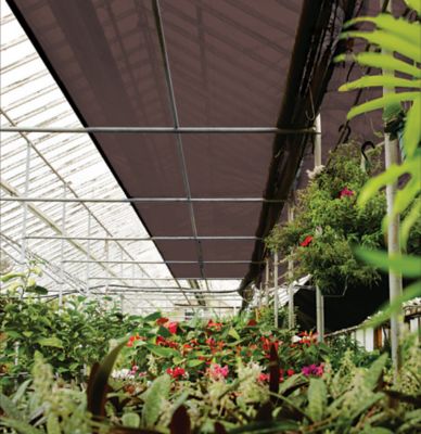 Image showing  Sun Shade Fabric, 6 X 50 ft., Chocolate