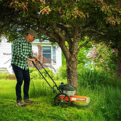 Image showing  Premier 22 in. 170cc Walk-Behind Gas String Trimmer and Mower