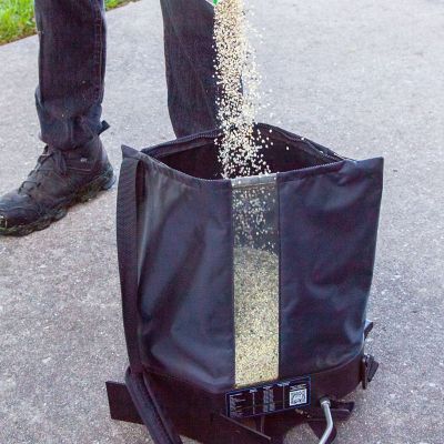 Image showing 7 th Spyker 25 lb. Pro-Series Bag Spreader with Material Viewing Window
