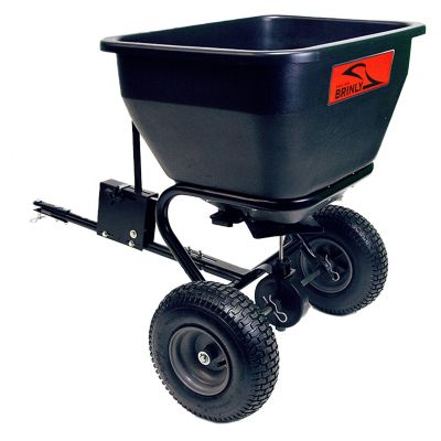 Brinly 175 lb. 3.5 cu. ft. Tow-Behind Spreader for Lawn Tractors and Zero-Turn Mowers