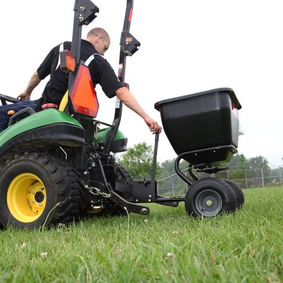 Image showing  Tow-Behind 3.5 cu. ft. Spreader for Lawn Tractors and Zero-Turn Mowers, 175 lb. Capacity