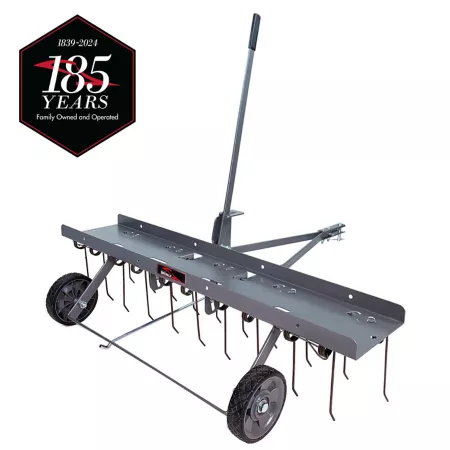 Brinly Tow-Behind 40 in Dethatcher for Lawn Tractors and Zero-Turn Mowers Mower Attachments