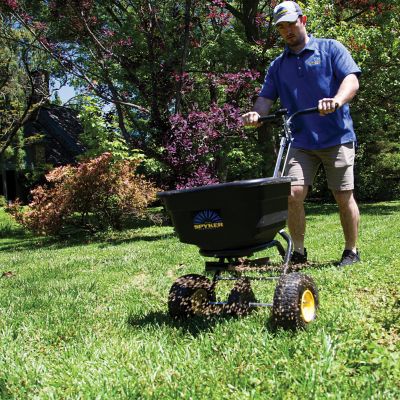 Image showing 6 th Spyker 50 lb. Capacity Pro-Series Commercial Push Spreader