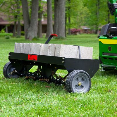 Image showing 5 th Brinly Tow-Behind 48 in. Plug Aerator for Lawn Tractors and Zero-Turn Mowers
