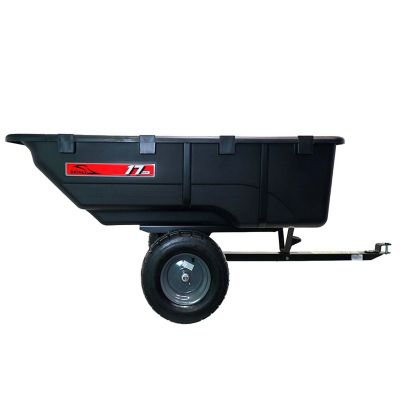 Image showing  Tow-Behind 17 cu. ft. Poly Dump Cart