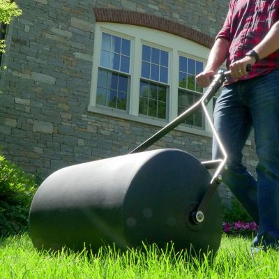 Image showing 8 th Brinly Tow-Behind 28 gal. Push or Tow Poly Lawn Roller