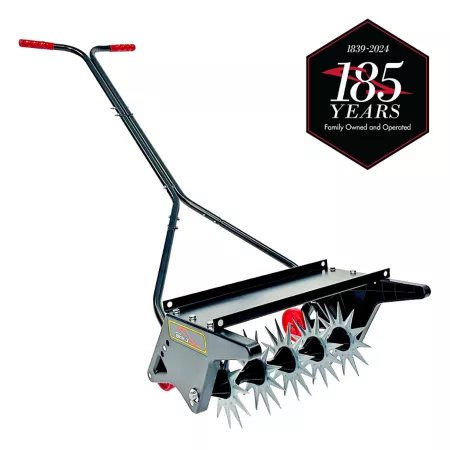 Brinly 18 in 3D Galvanized Steel Pronged Spike Aerator Rakes & Forks