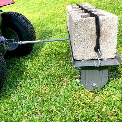 Image showing 8 th Brinly Tow-Behind 40 in. Tow Spike Aerator with 3-D Galvanized Steel Tines