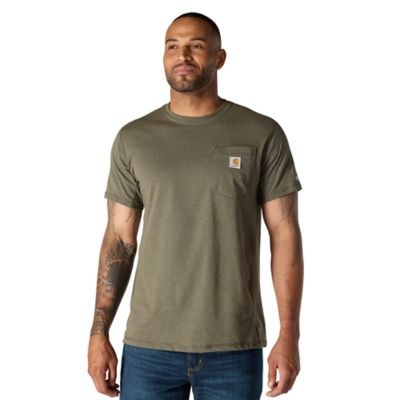 Image showing 1 th Carhartt Men's Force Relaxed Fit Midweight Short-Sleeve Pocket T-Shirt