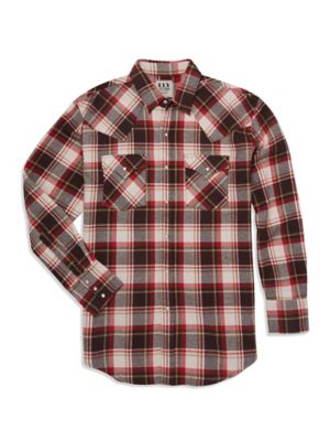 Ely Cattleman Long Sleeve Brawny Flannel Shirt My 91 year old husband has trouble with buttons