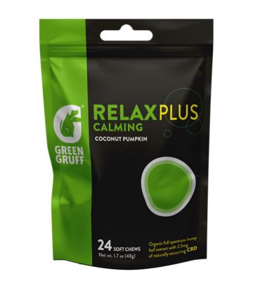 Green Gruff RELAX Calming Plus CBD - Bag 24 Soft Chews